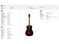 Gretsch JD PARLOR MAH WPG CHRY BRST Gretsch JD PARLOR MAH WPG CHRY BRST